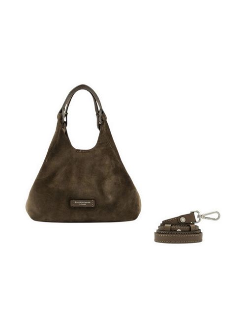 borsa donna dua piccola in camoscio marrone Gianni Chiarini | BS9778CM-PLMOKA